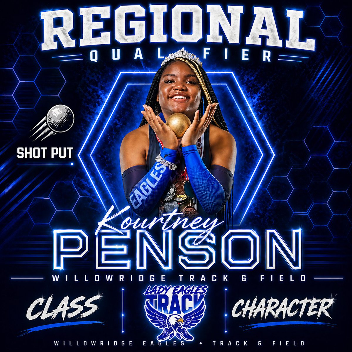 WillowridgeCro1's tweet photo. It's meet day!!! Good luck to Savannia and Kourtney as they compete in the regional finals. @Willowridge_HS @FBISDAthletics https://t.co/IgTCHQdhvH