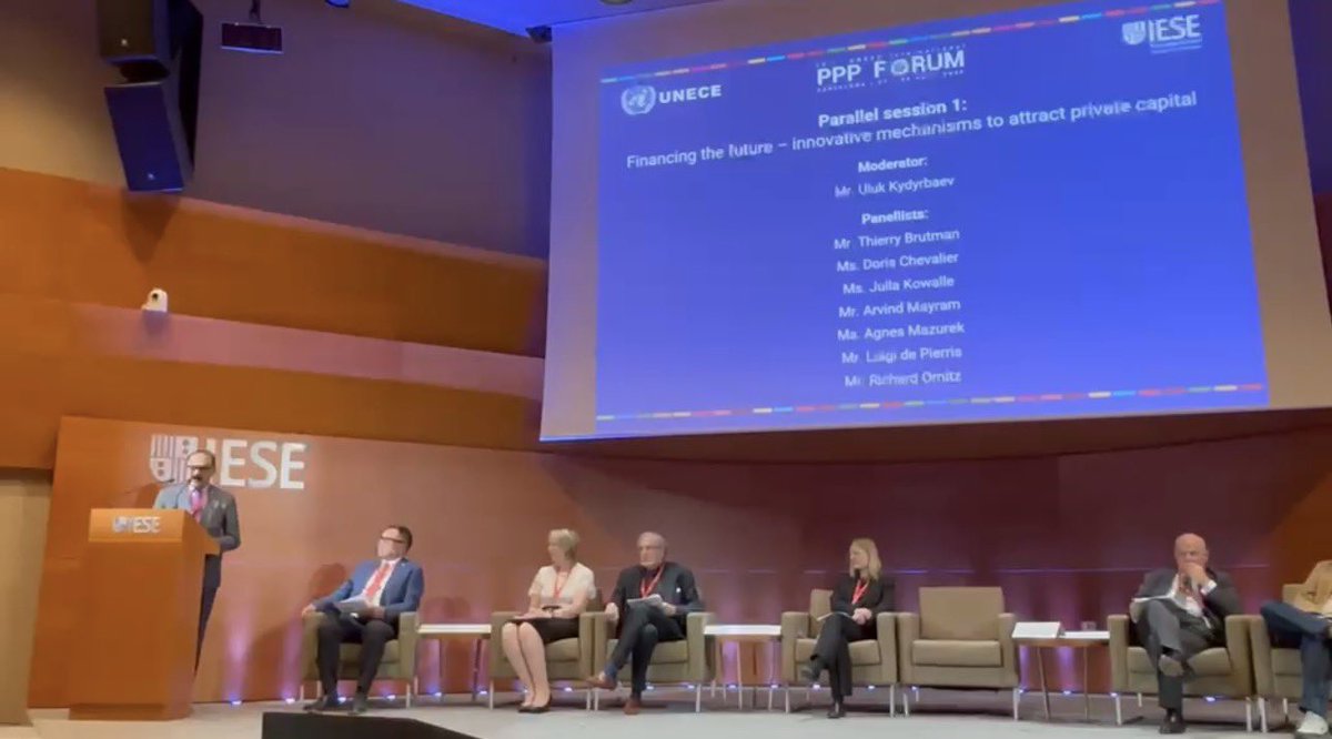 MayaramArvind's tweet image. At the 10th UNECE International PPP Forum in Barcelona, I addressed a core challenge:
Why doesn’t private capital flow at scale for SDG projects — despite blended finance, green bonds &amp;amp; carbon markets?
My answer: It’s not a lack of capital, but how it is organised.

#GreenFinance