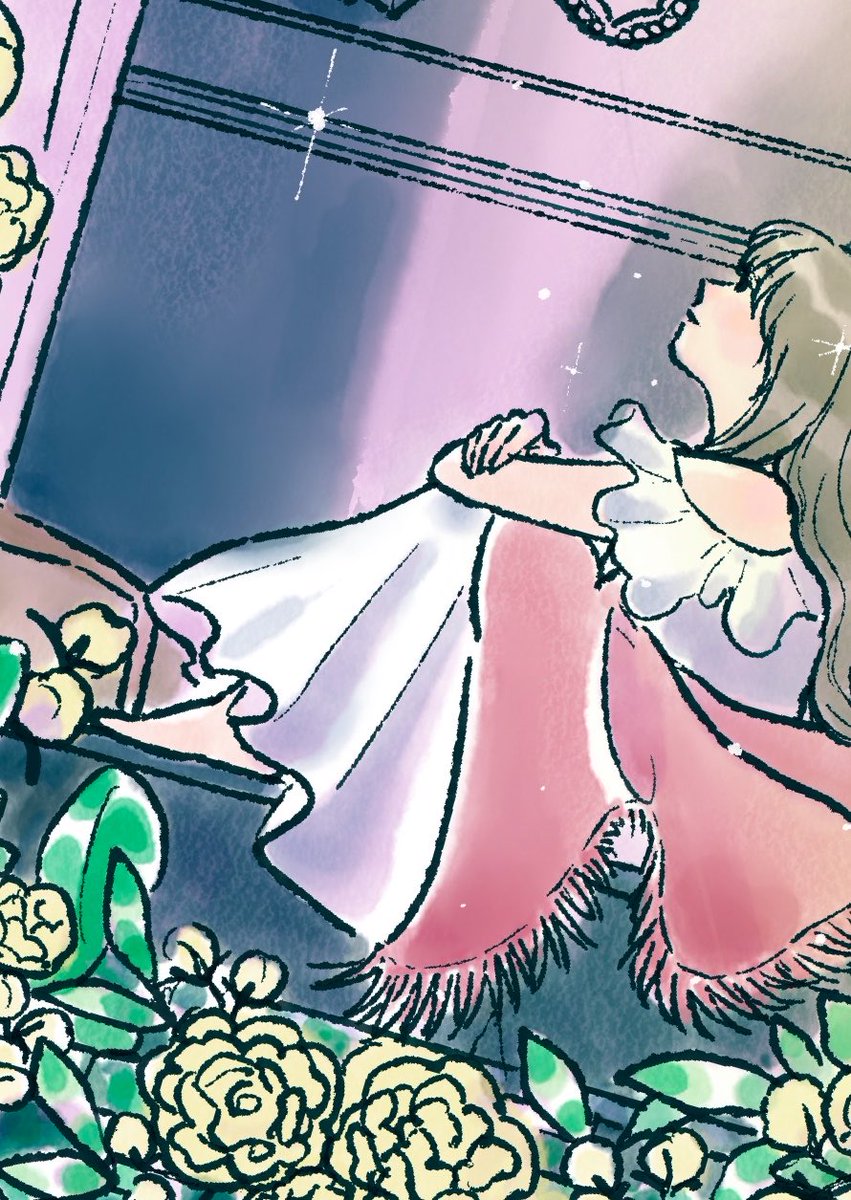 youkokawasaki's tweet image. 月光浴（春）

#イラスト
#イラストレーター
#illustratiion