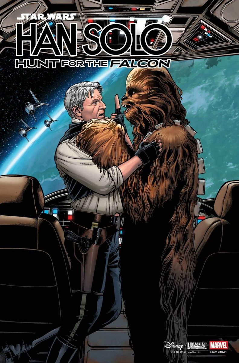 GalaxieStarwars's tweet image. La mini série Star Wars Han Solo Hunt for the Falcon de George Marston sortira chez @paninicomicsfra en fin d'année 2026.

#GalaxieSW 
galaxie-starwars.com/t13415-star-wa…

#StarWars #panini #PaniniComics #Comics