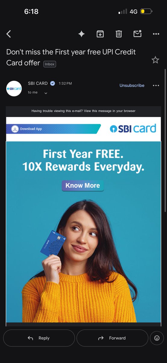 porwalanmol28's tweet image. Got SBI Card mail → applied instantly 😅

Finally got SimplySAVE 🎉
Was stuck with only SBI Cashback, couldn’t get core card due to “over leverage”.

Tip: Check SBI Card app too — it showed pre-approved on homepage 👀

#CreditCard #SBIcard