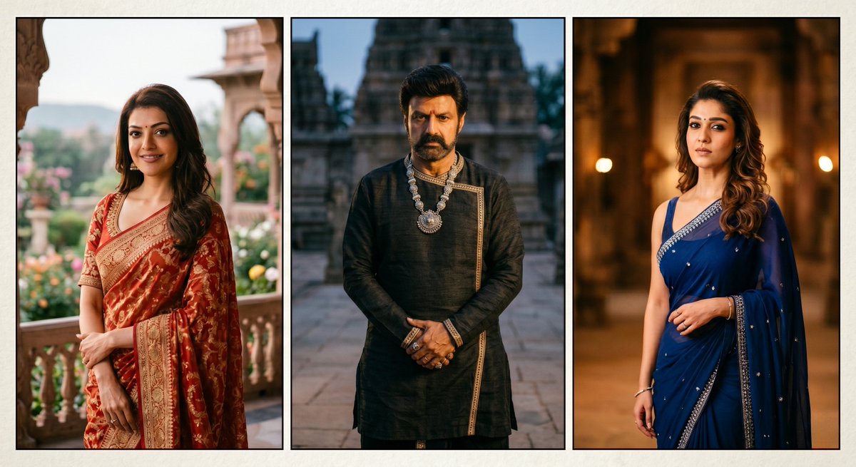 Bhalamedia's tweet image. #KajalAggarwal Replaces #Nayanthara in #NBK–Gopichand Malineni Film 

Kajal Aggarwal has reportedly replaced Nayanthara in the upcoming film starring Nandamuri Balakrishna, directed by Gopichand Malineni.

Nayanthara is said to have opted out due to date constraints, paving the