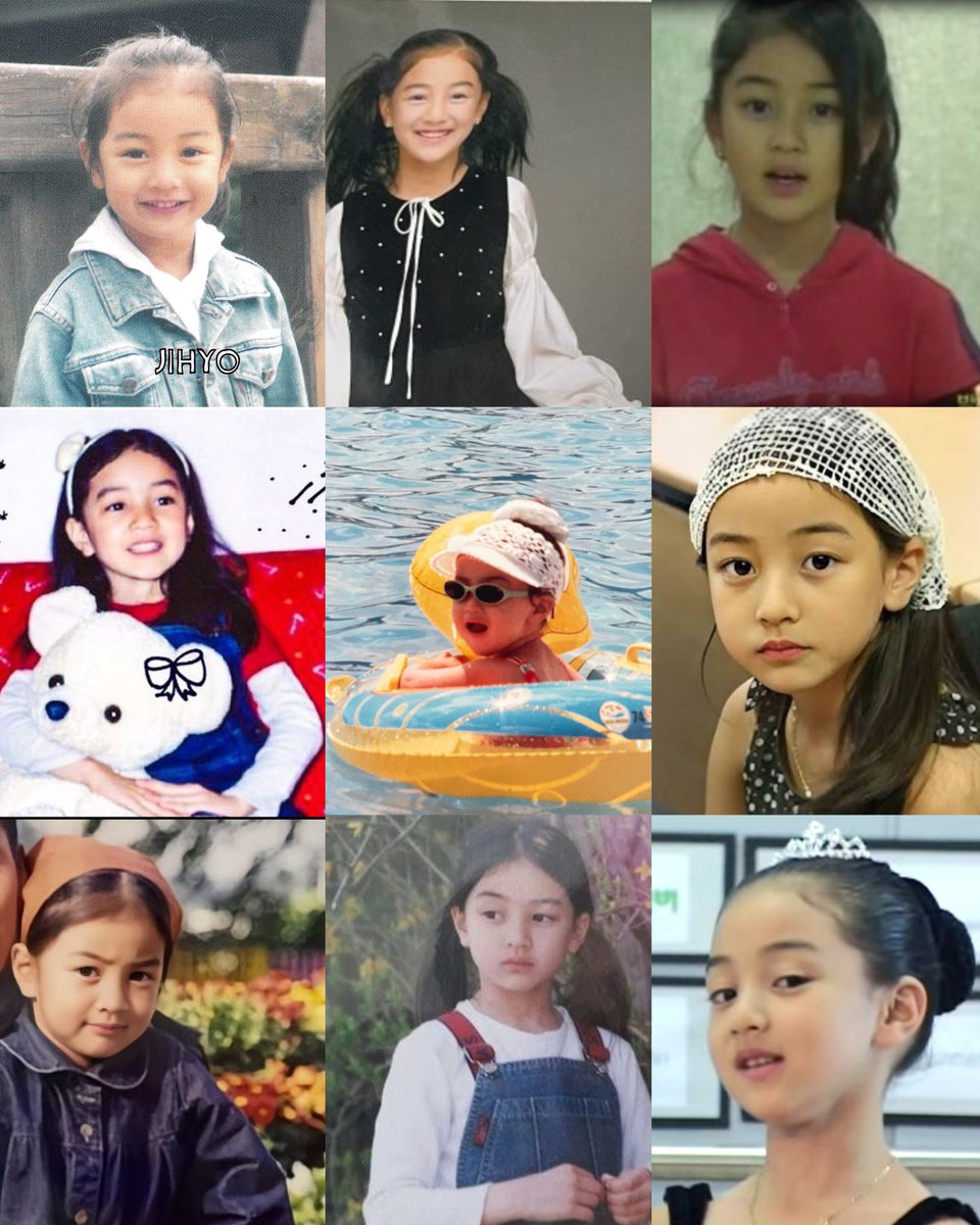 Jihyo's childhood photos, she's so beautiful from the start 🫶🧡