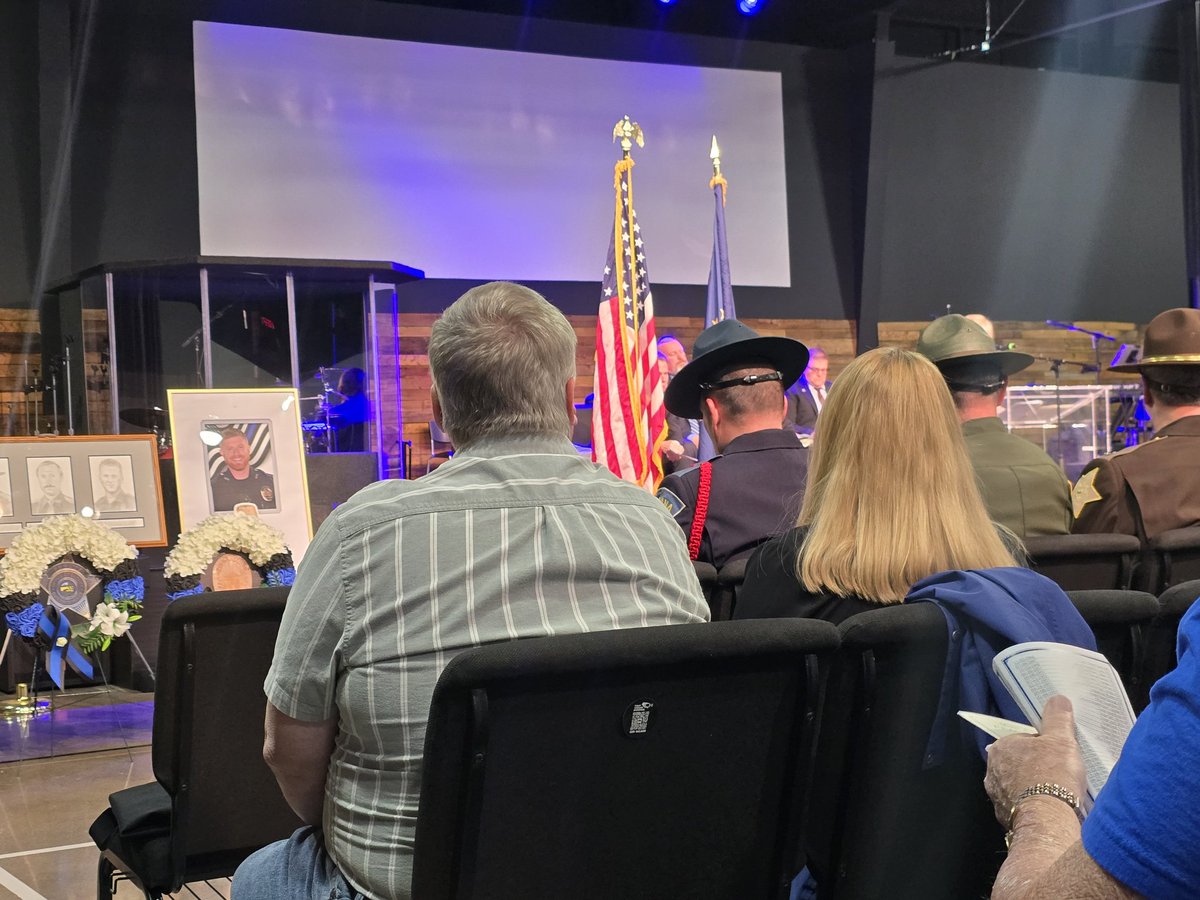 charlesharriso5's tweet image. Yesterday, I attended the 50th annual peace officers' memorial service at the Father's House church in Indianapolis. I particularly enjoyed the remarks by Rick Snyder, President of FOP Lodge #86, and Chris Bailey, a former IMPD Chief, as well as the 2026 roll call of heroes from