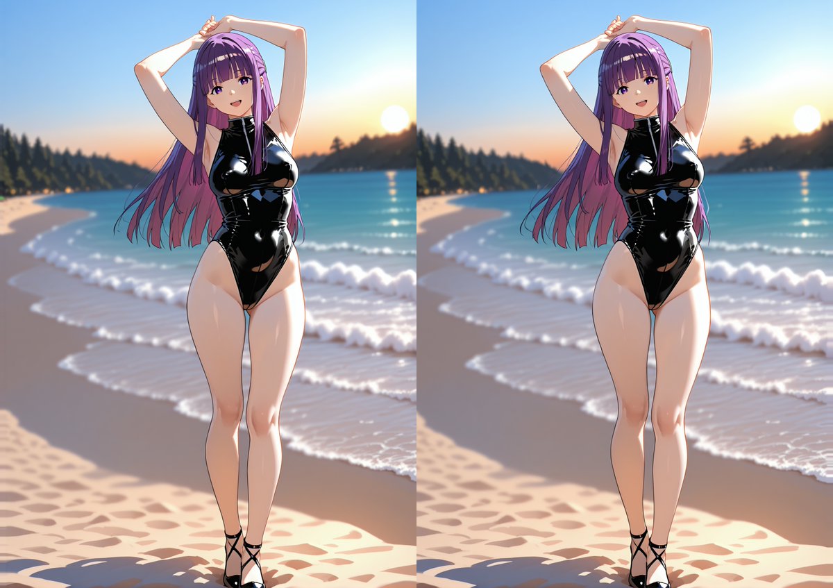 McLovin_Ch_AI's tweet image. フェルン 葬送のフリーレン
Fern Funeral Freelen
SFW Stereoscopic anime illustration.👀 Parallel viewing SBS🎧 VR headset compatibleMore stereo sets and variations on Patreon.patreon.com/mclovin_videos… #Stereoscopic #SBS
