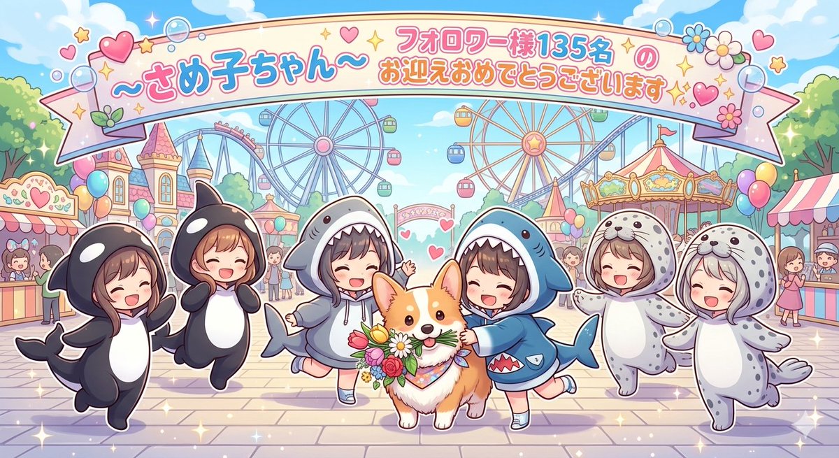 mofuristkoubou3's tweet image. #AIArt #Congratulations
さめ子ちゃん✨
フォロワー様135名のお迎えおめでとうございます(ﾉ≧▽≦)ﾉ✨💘✨
これからも宜しくお願いします( 〃▽〃)✨💘✨