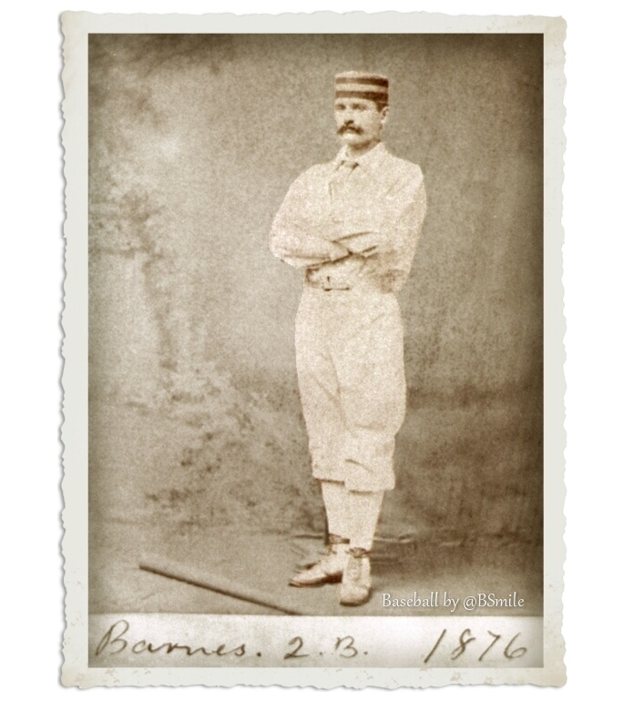 BSmile's tweet image. 150 Years Ago Today: Ross Barnes of the Chicago White Stockings (the original Chicago #Cubs) hits the first home run in the history of the National League! (May 2, 1876) ⚾️ #MLB #Baseball #HR #History
