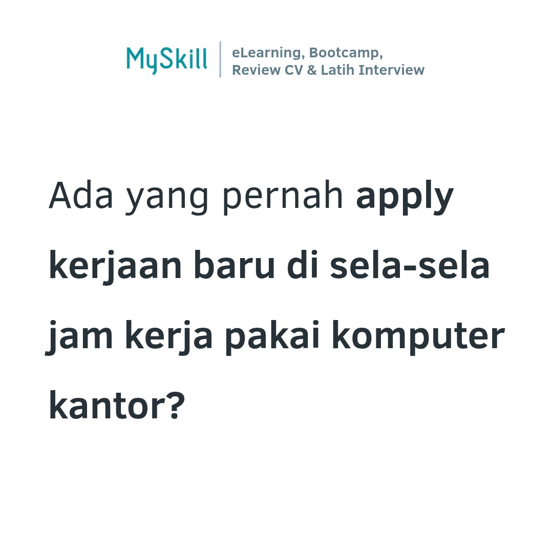 MySkill - Si Paling Belajar tweet media