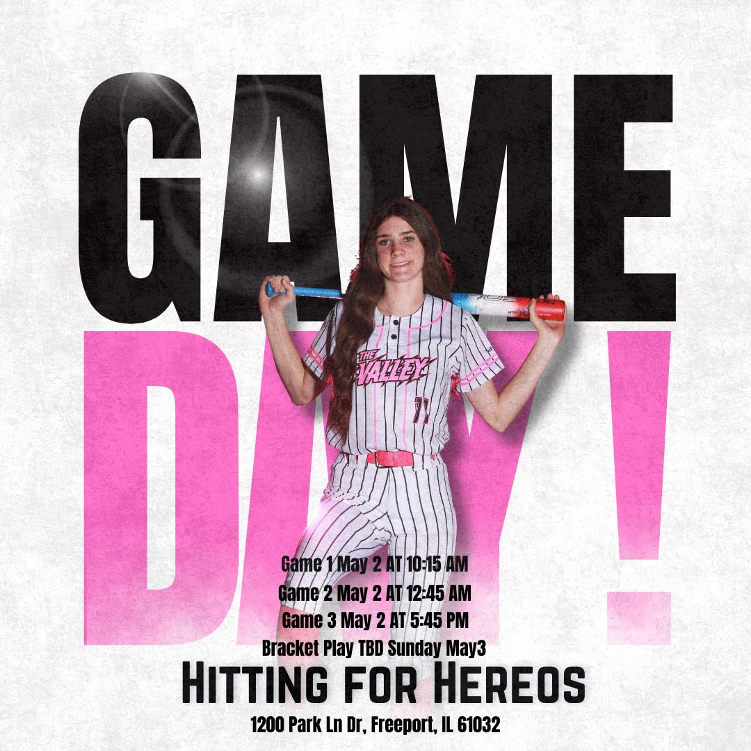 StormSoftball_'s tweet photo. It’s Gameday! 💪🥎

Storm hits the road to Freeport for 3 pool play games, kicking things off at 10:15 a.m. The Hittin’ for Heroes tournament hosted by NAFA Illinois is all about supporting our first responders—an awesome cause and an even better day to compete!

#GoStorm https://t.co/r3acrjvk11