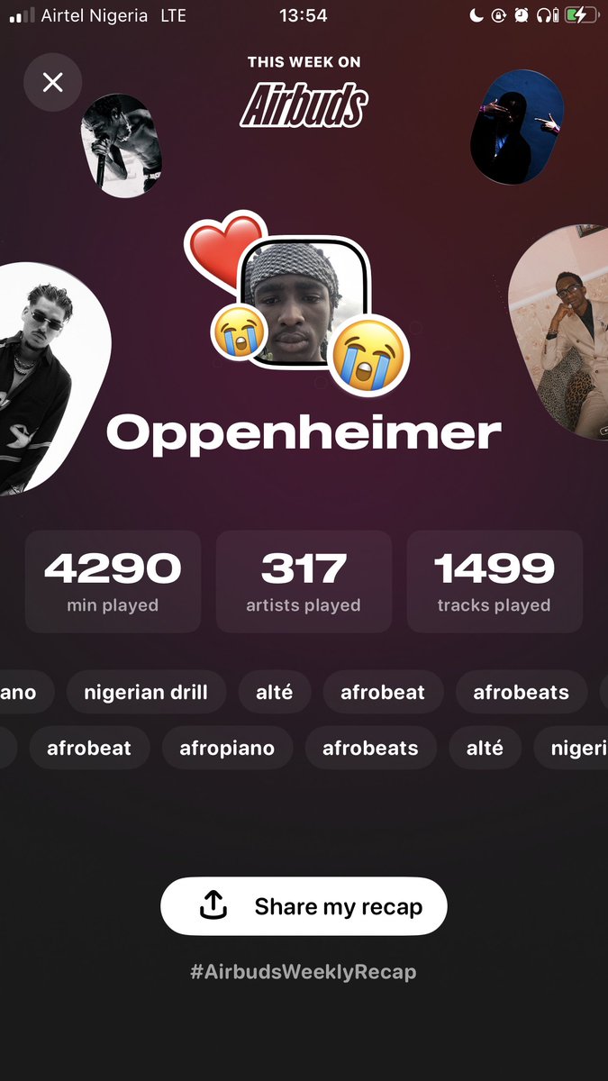 Oppenheimer (rare arc) tweet media
