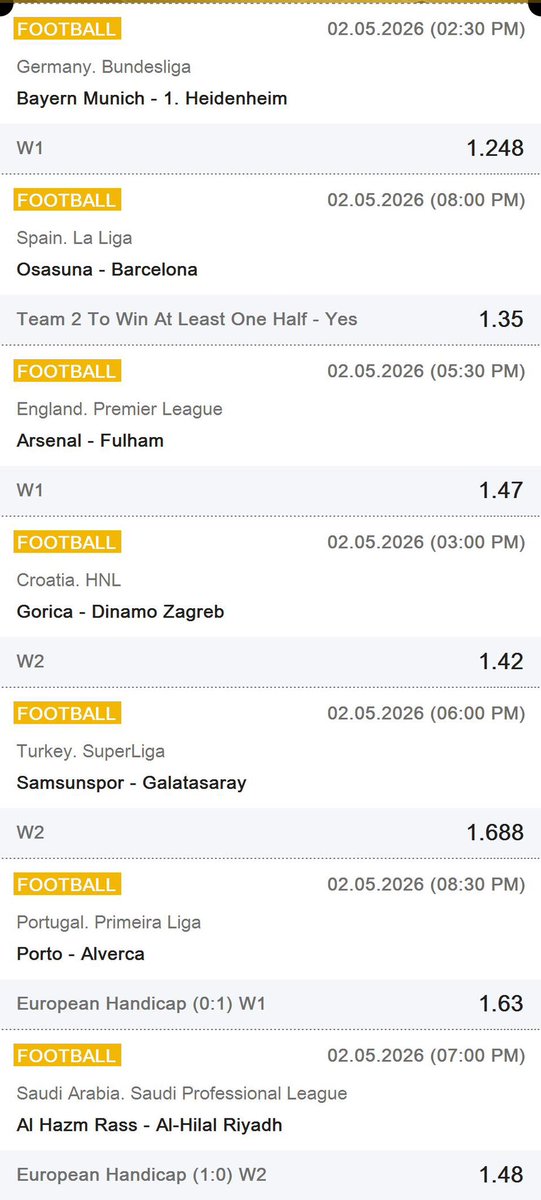 hoodtrendstips's tweet photo. 14 Odds for Saturday https://t.co/E9ghY2ah6w