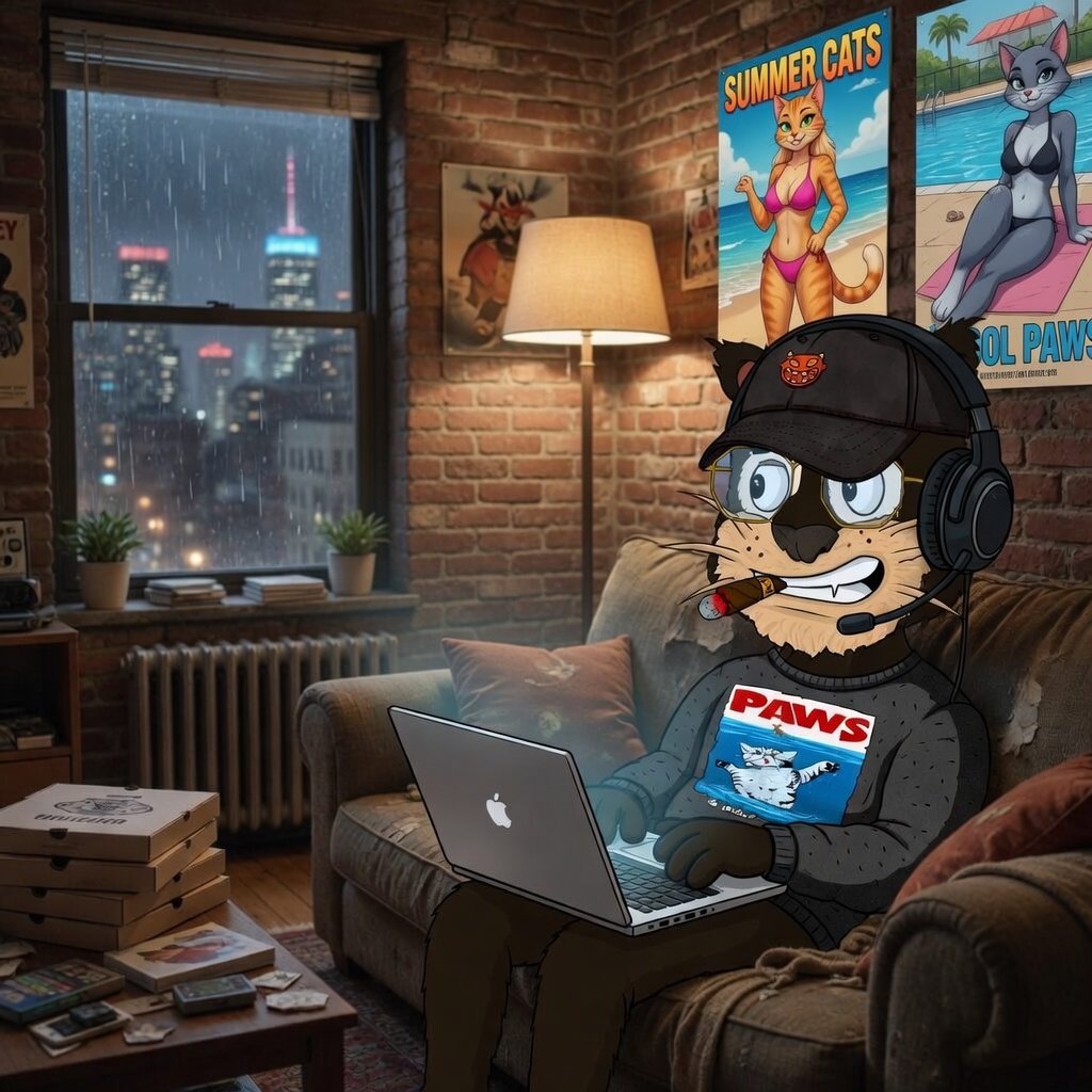 Strayvillenft's tweet image. Evening #Caturday glow 🐾🌅 

The rain cleared out and left us with that perfect post-storm freshness. I’ve been hanging in the Discord swapping stories and weekend ideas with the homies all day.

These chill Saturdays are some of my favorites. Swing by if you want in on the fun!