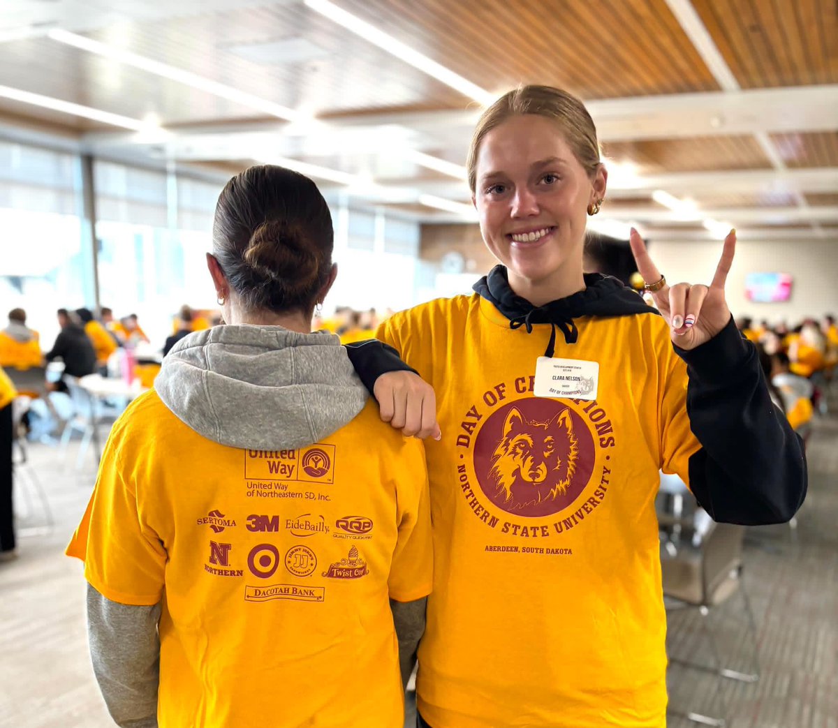 WolvesAthletics's tweet image. Be on the look out for gold shirts around Aberdeen and the region for the 24th Annual Day of Champions!

#GoWolves🐺 | #maroonNgold🐾