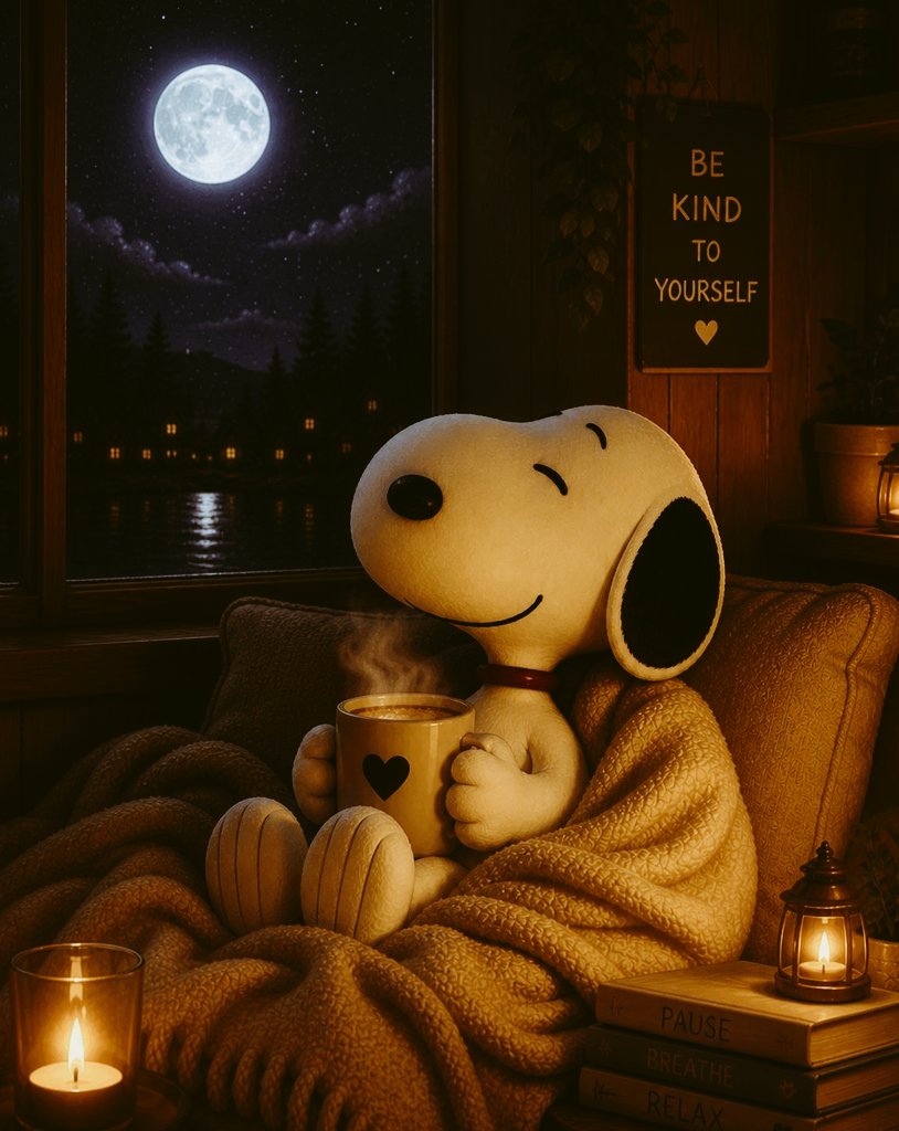 SnoopyVibep4's tweet photo. Turn off the noise… and let the warmth speak https://t.co/oYMFOXAIhS