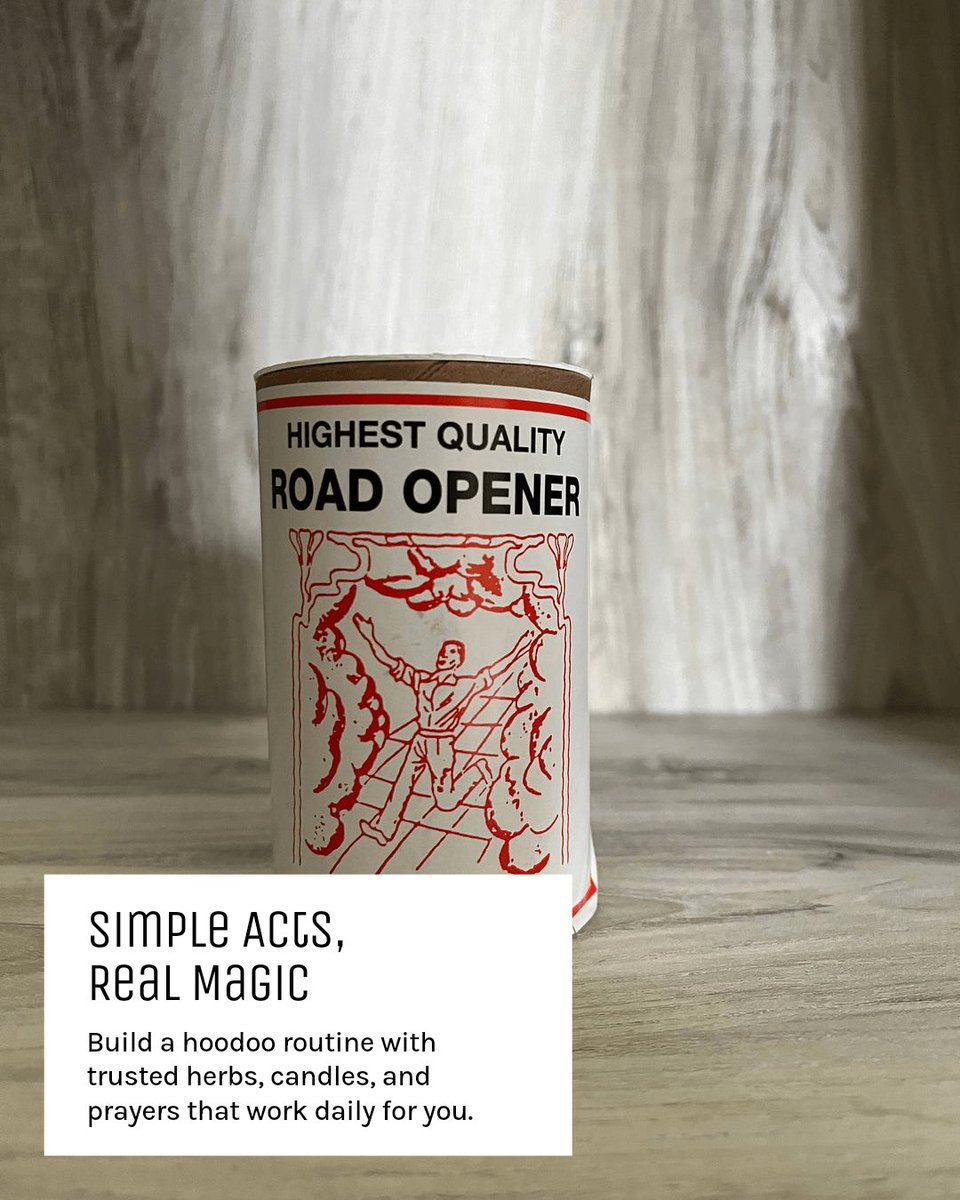 PapaLouWWTS's tweet photo. Building a hoodoo routine means simple, consistent acts that honor tradition and support your goals. Start with trusted herbs, candles, and prayers. Keep it personalโhoodoo is practical magic that works for you daily. #hoodoo #rootwork #traditionalhoodoo https://t.co/AhfFoRjZRg