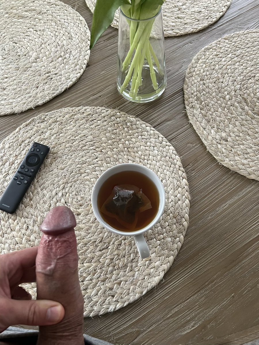DemonLuhst's tweet photo. The morning tea ritual https://t.co/bOc2lj8nHU
