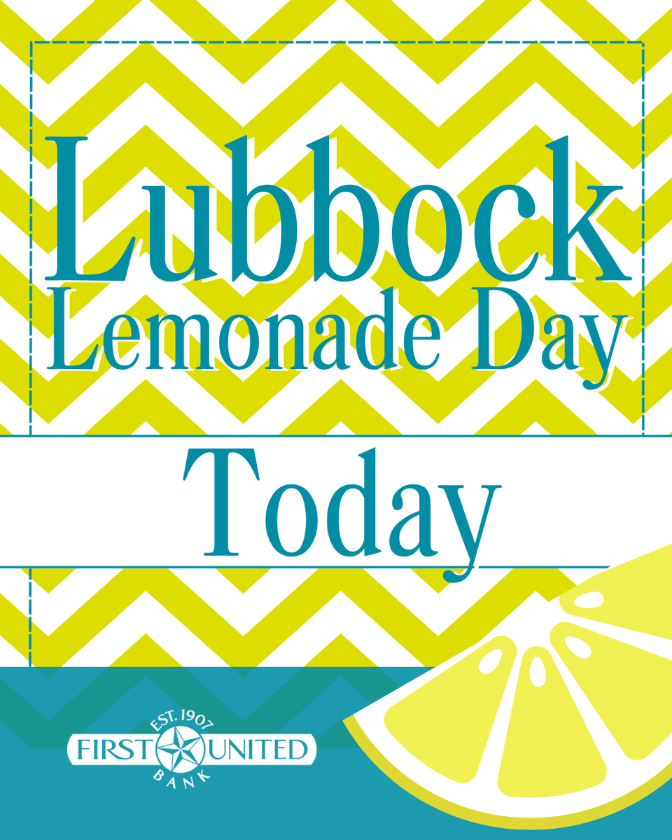 FUBTexas's tweet photo. Today is Lemonade Day!

Be sure to stop by a lemonade stand and support our local young entrepreneurs. Nothing better than a sweet treat while cheering on the next generation of business owners! https://t.co/UdUMO708wW