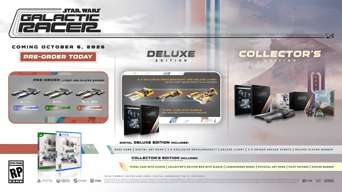 STAR WARS: Galactic Racer™ tweet media