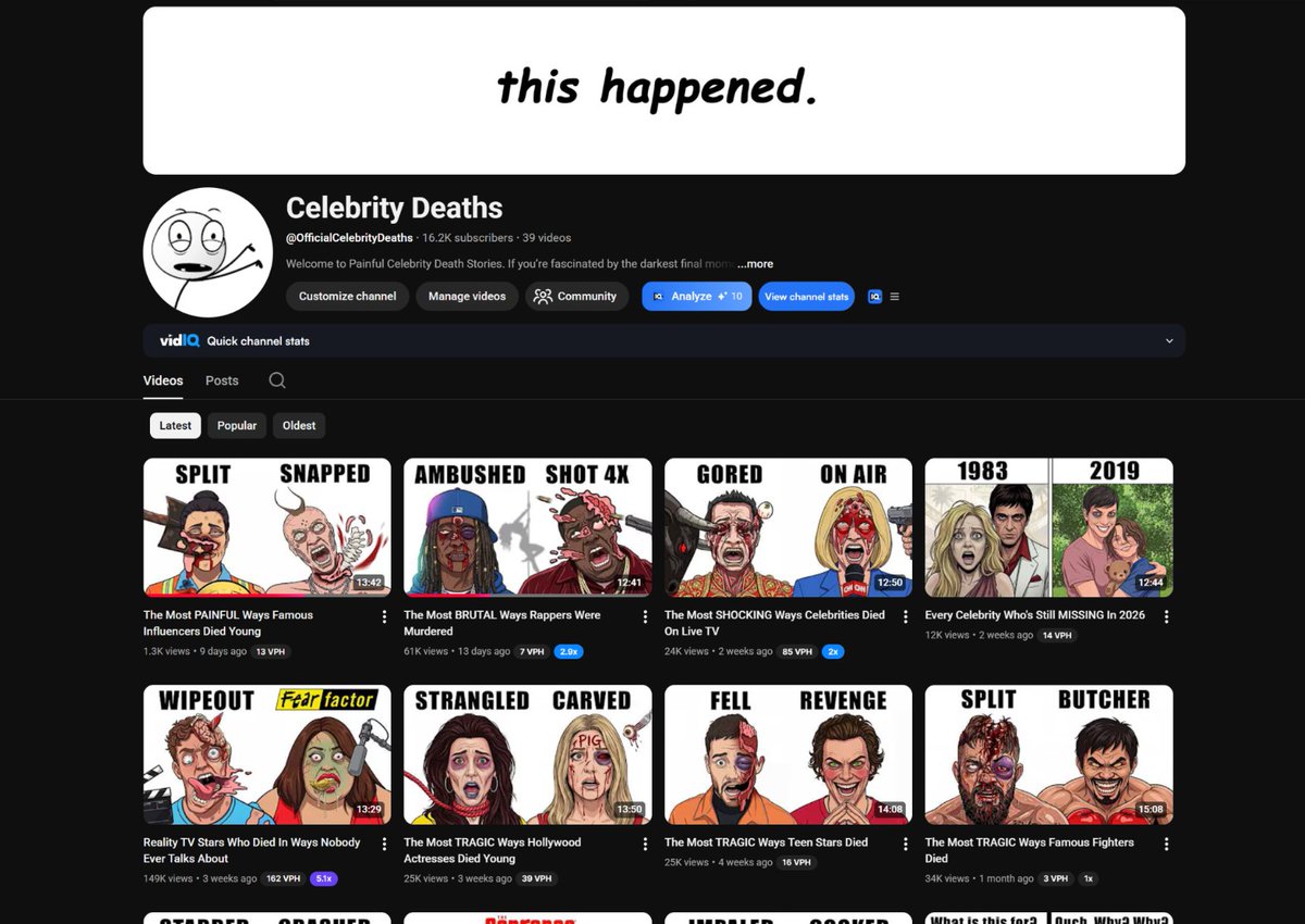 Celebrity Deaths Official tweet media
