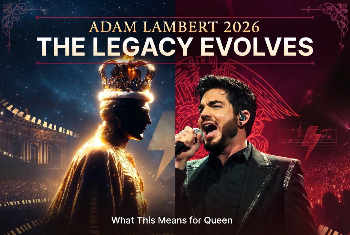 QueenAfterFred's tweet photo. Adam Lambert’s 2026 solo era is coming… and it changes everything for Queen’s legacy 👑

New video just dropped. What do you hope he releases first?

https://t.co/6OOBodeRhk

@adamlambert @QueenWillRock

#Queen #AdamLambert #QueenLegacy #QueenAfterFreddie https://t.co/FCkJmbGMYH