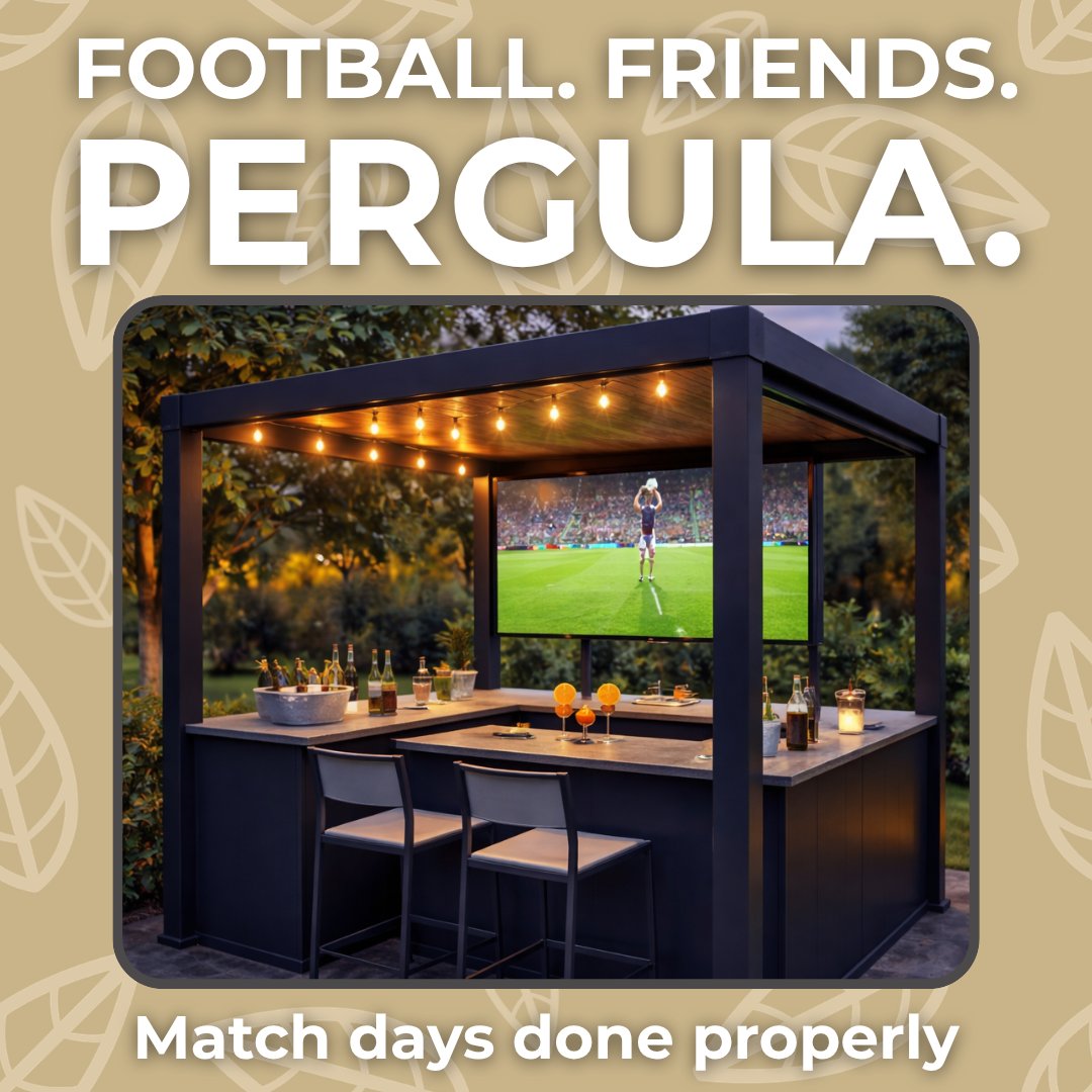 GalaTentUK's tweet image. No packed pubs. No missed moments.
Just your mates, your space, your rules ⚽🍻

This is matchday done properly 👉
galatent.co.uk/custom-tents/p…

#Pergula #GardenGoals #OutdoorLiving #FootballSeason #HomeHosting #GardenBar #SummerNights #OutdoorSetup #LuxuryGarden