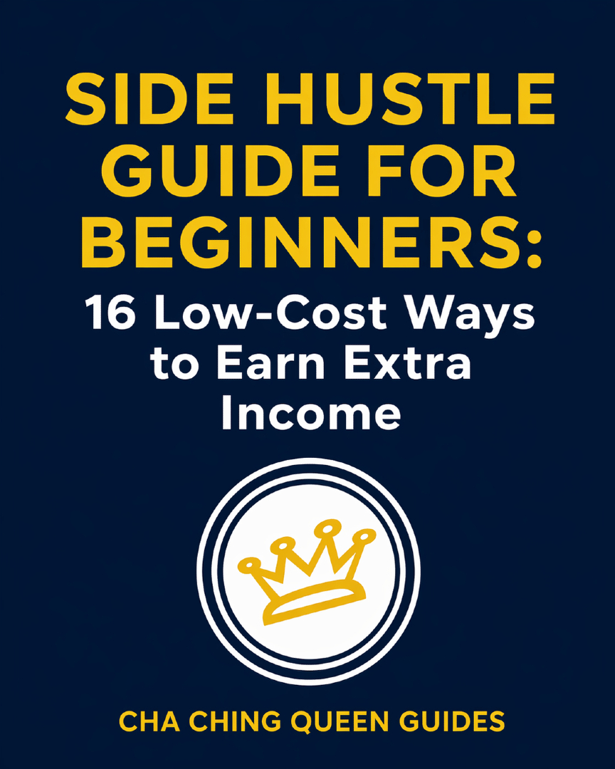 chachingqueen's tweet image. Trying to start a side hustle without spending a lot or overthinking every step?
This guide is built for beginners who want practical ways to earn extra income on a budget.

Get it here: chachingqueen.gumroad.com/l/levfog 

#sidehustle #sidehustleideas #sidehustleforbeginners #makemoney