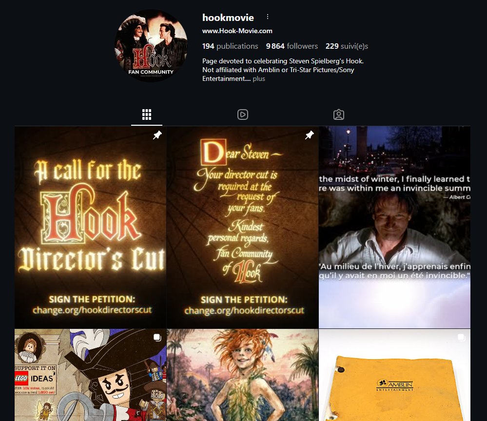 Hook Movie Fan Community tweet media