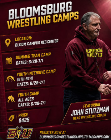 BloomWrestle's tweet photo. Join Us This Summer For @bloomwrestle summer camps… https://t.co/0vbA0bOoqx
