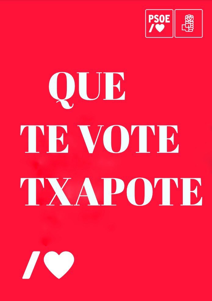 🔴 RECORDATORIO | #QueTeVoteTxapote