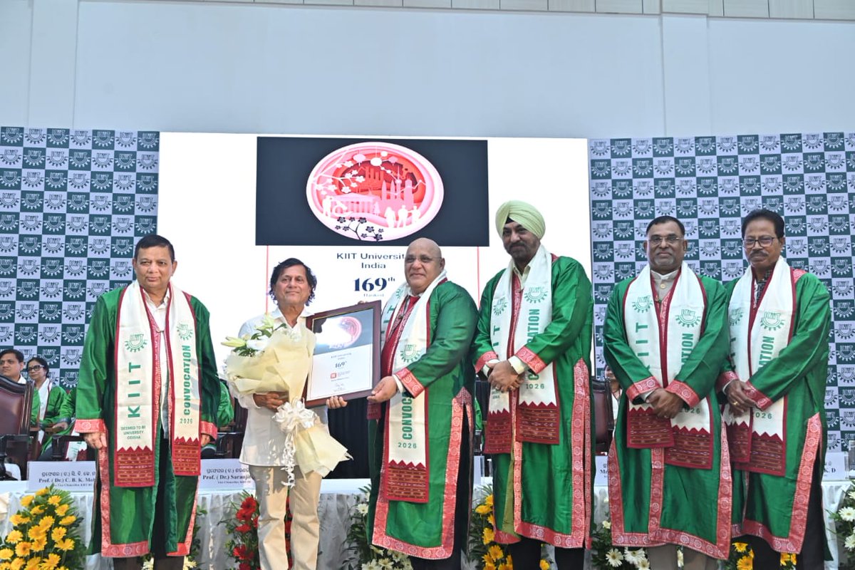 Vice Chancellor- KIIT Deemed to be University tweet media