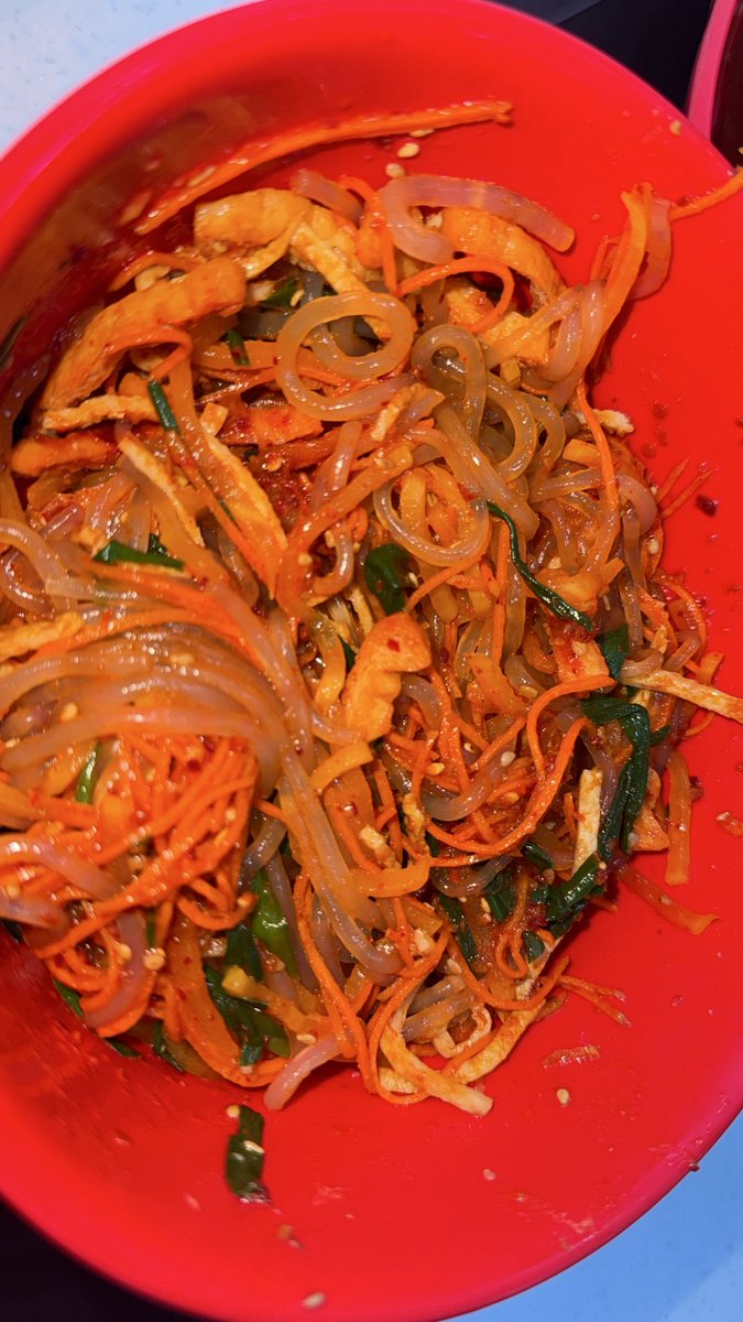 우당떡 비빔당면 진짜 섹시푸드네