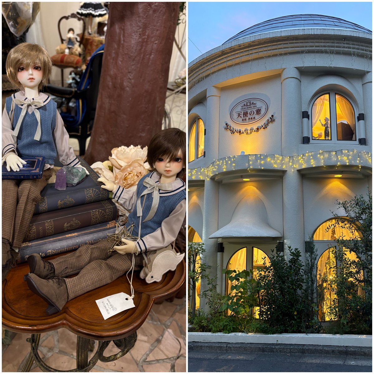 riemi_Doll's tweet photo. 今日の18時半ごろ、天使の窓でお迎えを待っていたコーディネートモデルちゃんたちです

#天使の窓 https://t.co/noe9HkMWvd