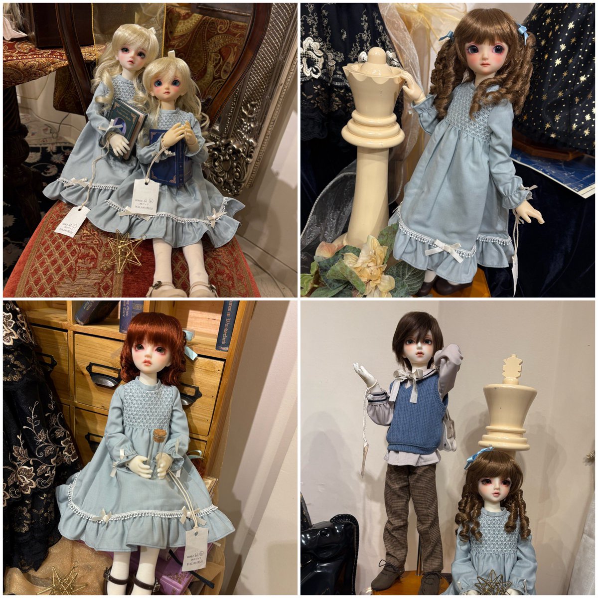 riemi_Doll's tweet photo. 今日の18時半ごろ、天使の窓でお迎えを待っていたコーディネートモデルちゃんたちです

#天使の窓 https://t.co/noe9HkMWvd
