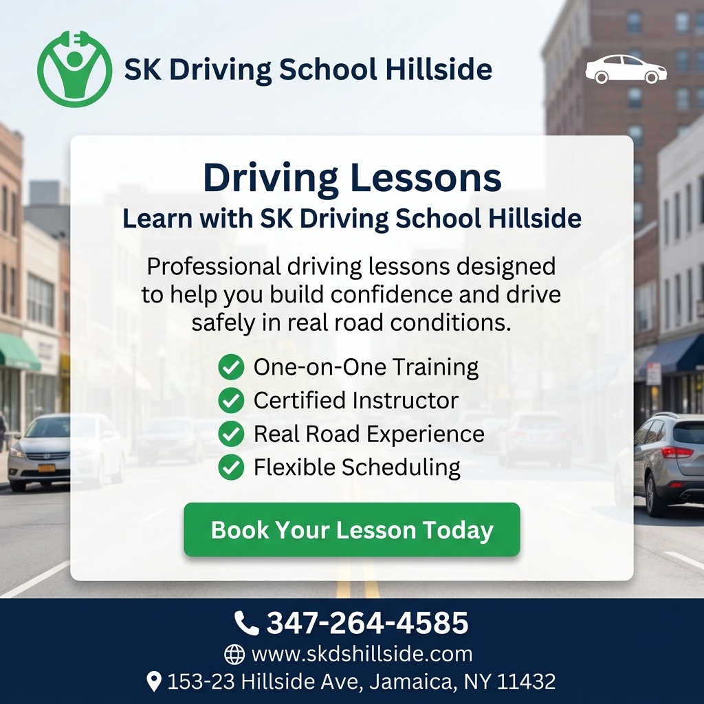 skdrivingschool's tweet image. Start your Driving Lessons with SK Driving School Hillside.

Book your lesson today.

Call: 347-264-4585
skdshillside.com
153-23 Hillside Ave, Jamaica, NY 11432

#DrivingLessons #LearnToDrive #SKDrivingSchoolHillside #NYDrivers