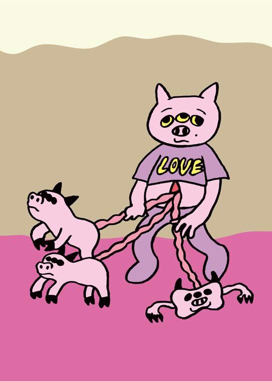 lisho_lisho's tweet image. Walk this way

#イラスト
#illustration