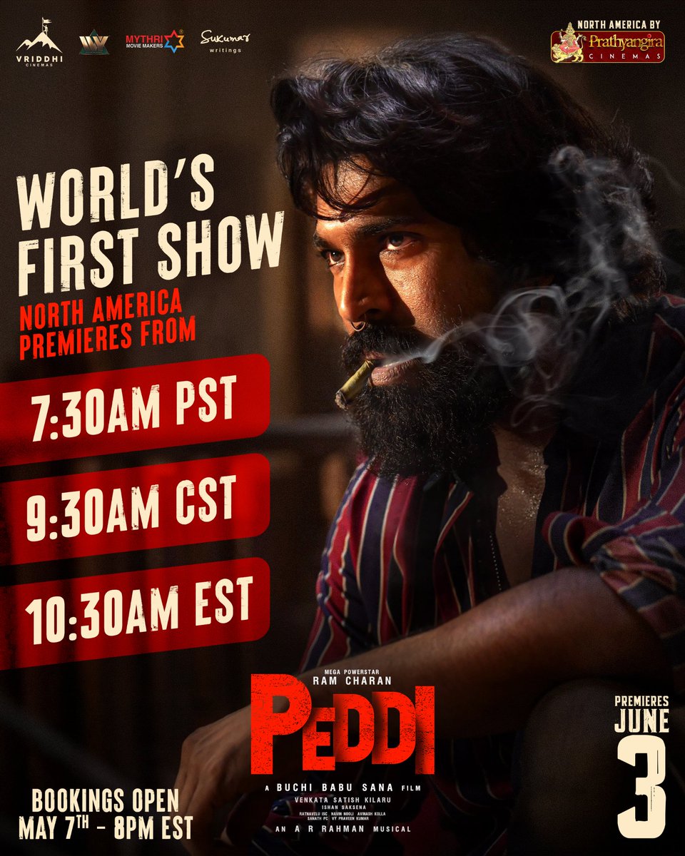 Peddi Bookings tweet media