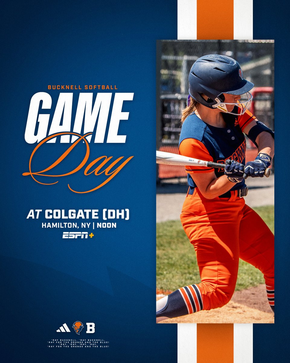 Bucknell_SB's tweet photo. GAMEDAY!

Ready to play two in Hamilton!

🆚 Colgate
🕛 Noon
📺 ESPN+
📊 https://t.co/P2XQXgZToQ

#rayBucknell | #Team48 https://t.co/q7SMdZdytS