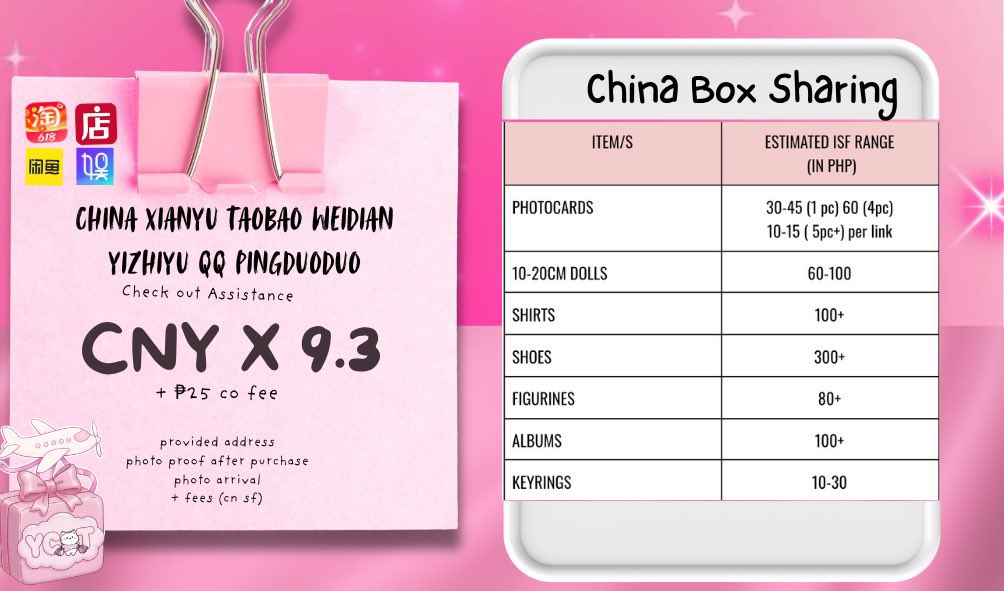 ycat |cn jp kr pasabuy address rent mercari xianyu tweet media