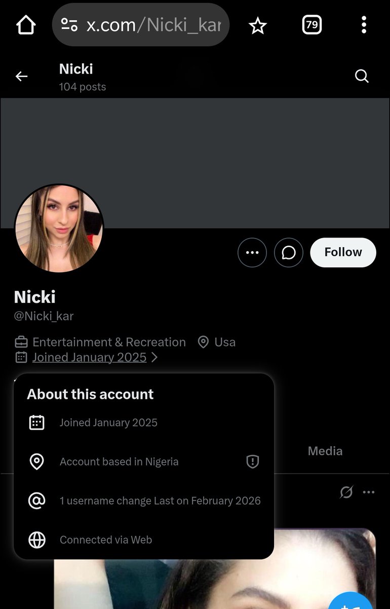 Scammer_Joker's tweet image. Please Priv/Spam Report and Block/Repost these Fake African MAGA ish Accounts. 
1. Nicki_kar
x.com/i/user/1879346…
Pictures stolen from
@xninanorthx
2. jessica_park01
x.com/i/user/1960336…
Pictures stolen from 
@kasthedilla
Thanks
#scammers