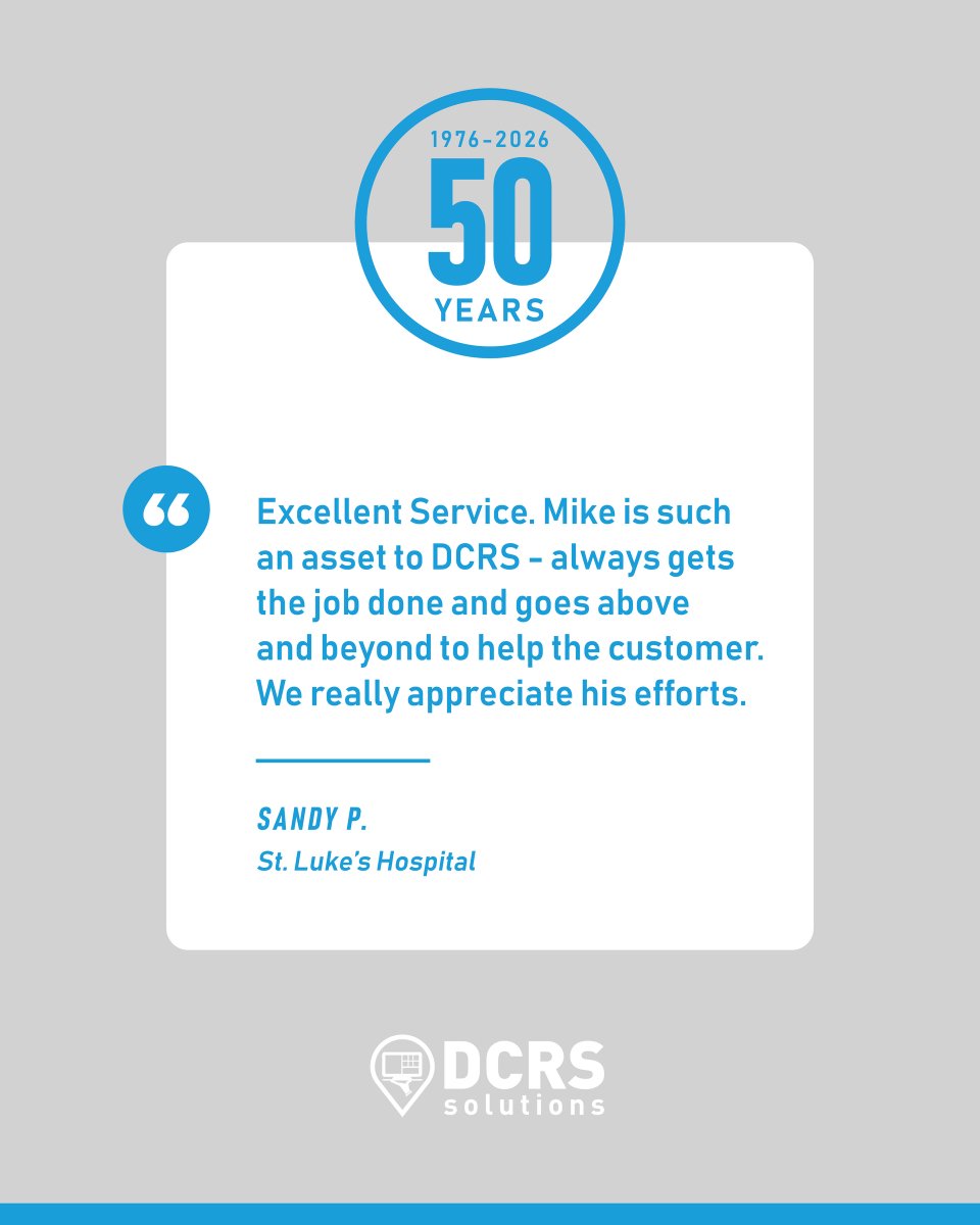 DCRS_Solutions's tweet image. We’re proud to have team members like Mike who go above and beyond every day. Thank you for delivering the kind of service our clients can count on. 

#DCRSSolutions #stlouis #pointofsale #techsupport