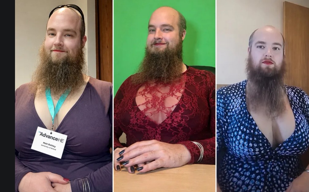 angiemi43176647's tweet image. Professor allowed to wear fake breasts #transrights The multisex culture of #LGBTQ has went overboard with this example of a bearded woman/man. #WokeIsMental #enoughisenough @andrewdoyle_com
substack.com/@andrewdoyle/n…