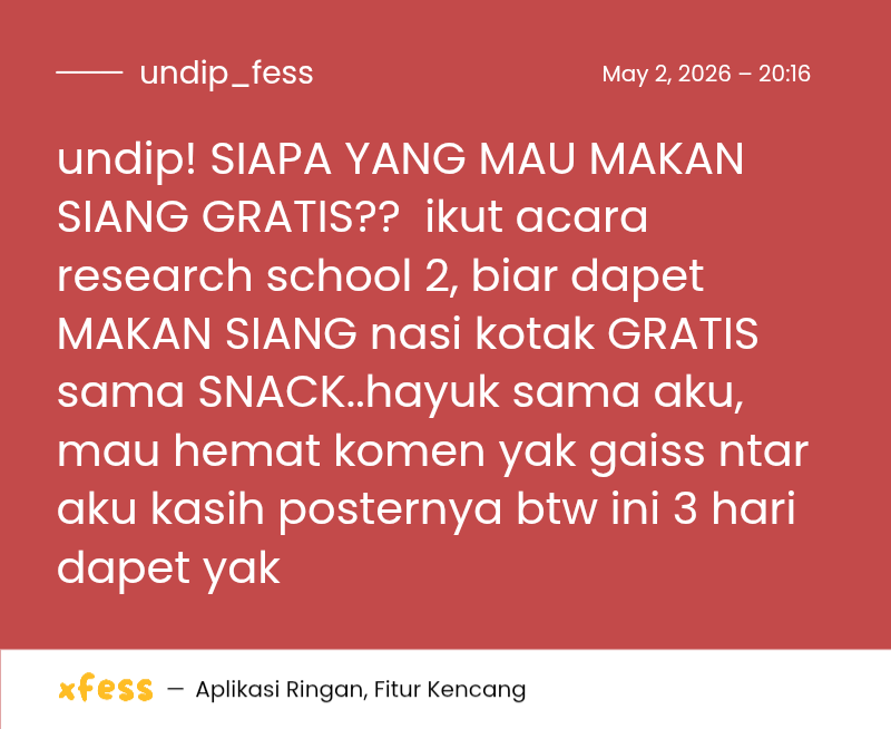 UNDIP MENFESS tweet media