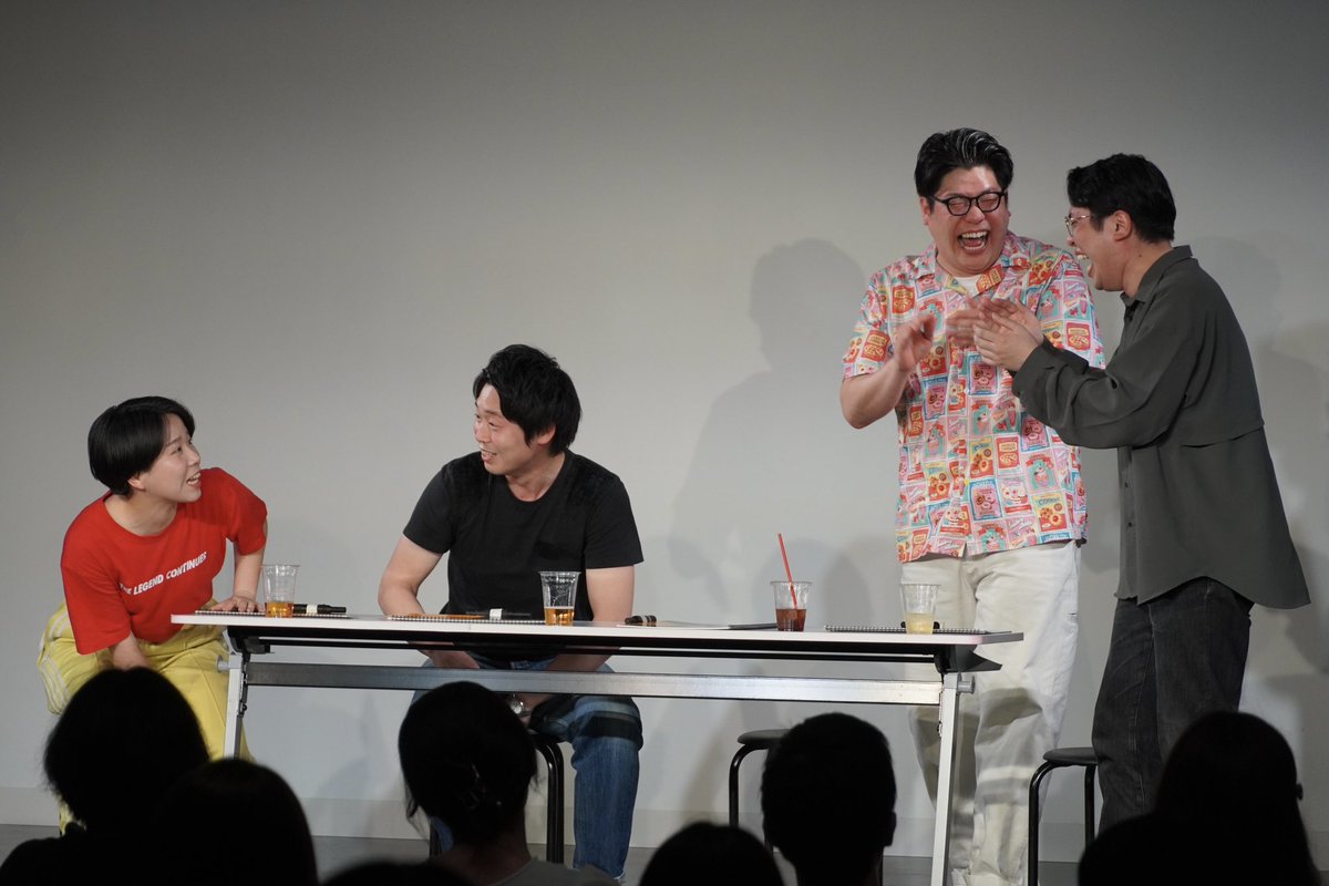 DotonboriT's tweet photo. 『安達軍団活動報告会 ～お花見編～』

仲良し4人組のはずが、
公演の曲選びで仲間割れ⁉️
後半は、竹内さんがお題選びでブチギレたと話題の
ボードゲーム「ito」で大盛り上がり🥳
ミラクルプレーが連発しました🌟

次回開催もお楽しみに🌷

#安達軍団活動報告会 https://t.co/zUfhzoGTF9