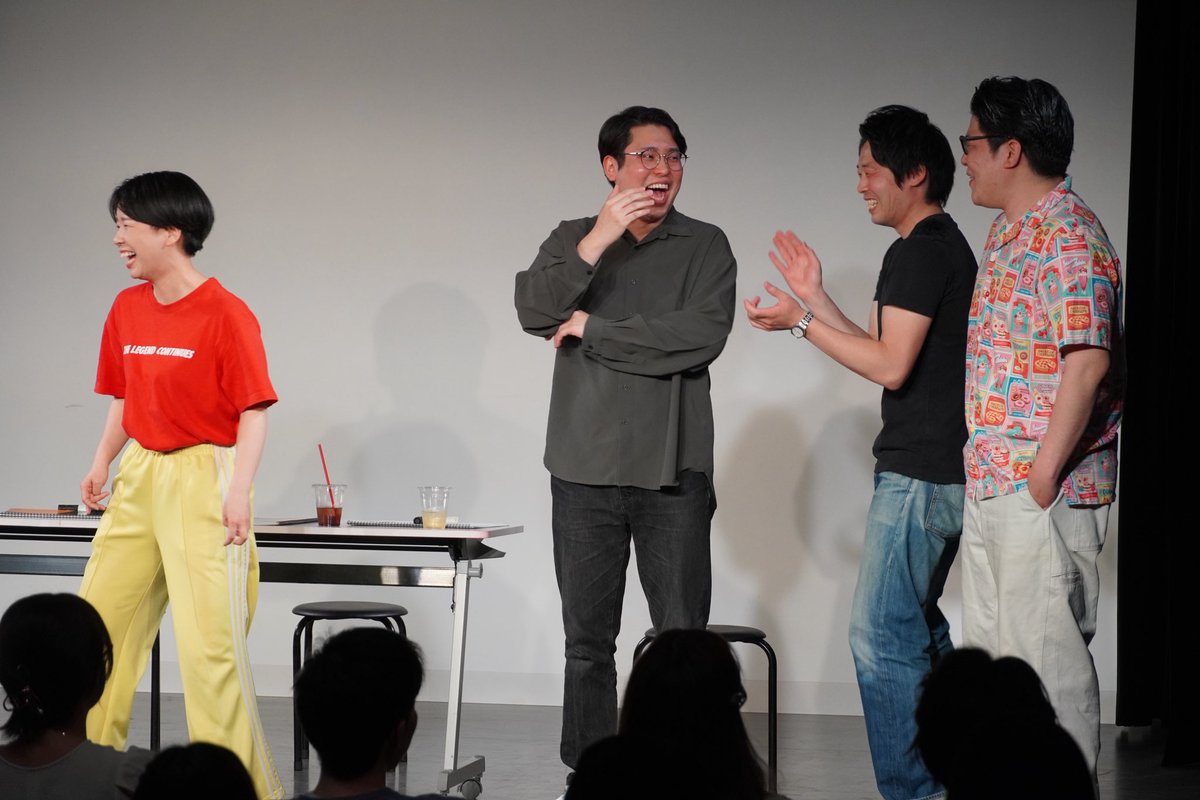 DotonboriT's tweet photo. 『安達軍団活動報告会 ～お花見編～』

仲良し4人組のはずが、
公演の曲選びで仲間割れ⁉️
後半は、竹内さんがお題選びでブチギレたと話題の
ボードゲーム「ito」で大盛り上がり🥳
ミラクルプレーが連発しました🌟

次回開催もお楽しみに🌷

#安達軍団活動報告会 https://t.co/zUfhzoGTF9