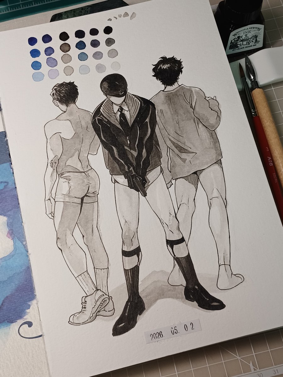 #MoonKnight 무보정
맠슽젴 다리근육을 그리고 싶었어요