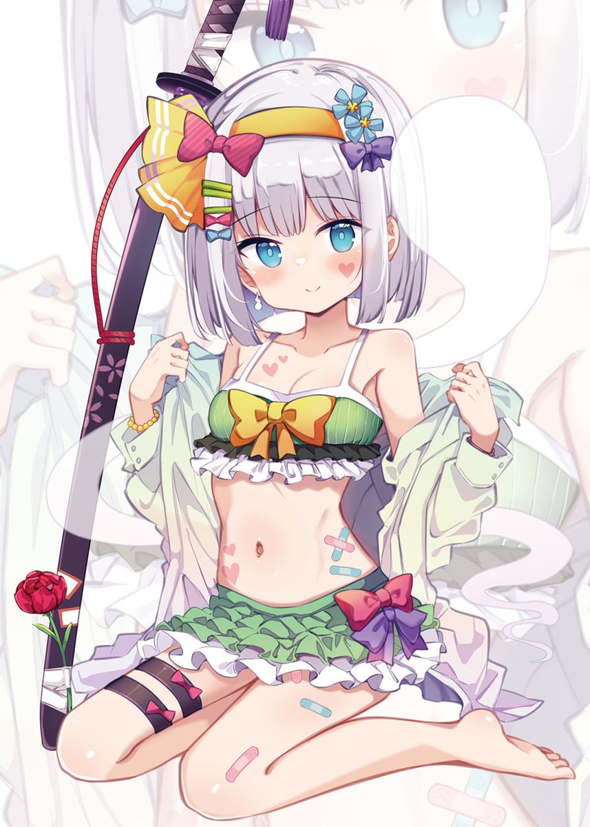 5月4日の第二十三回博麗神社例大祭で頒布する妖夢ちゃん(水着)アクリルスタンドです!両面印刷の20cmで裏面はマイクロビキニ差分になっています。サークル『Rainbow Vanilla Turbo』はA08abよ!! 