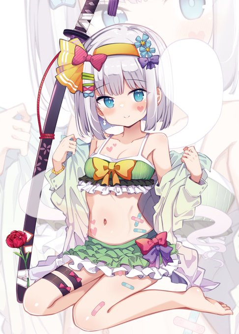 5月4日の第二十三回博麗神社例大祭で頒布する妖夢ちゃん(水着)アクリルスタンドです!両面印刷の20cmで裏面はマイクロビキニ差分になっています。サークル『Rainbow Vanilla Turbo』はA08abよ!!
