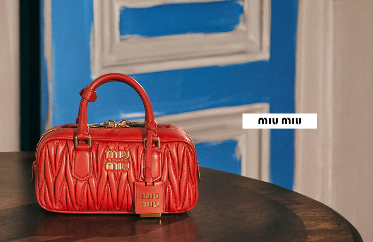 Miu Miu Arcadie bag brings colour and vibrancy to any room