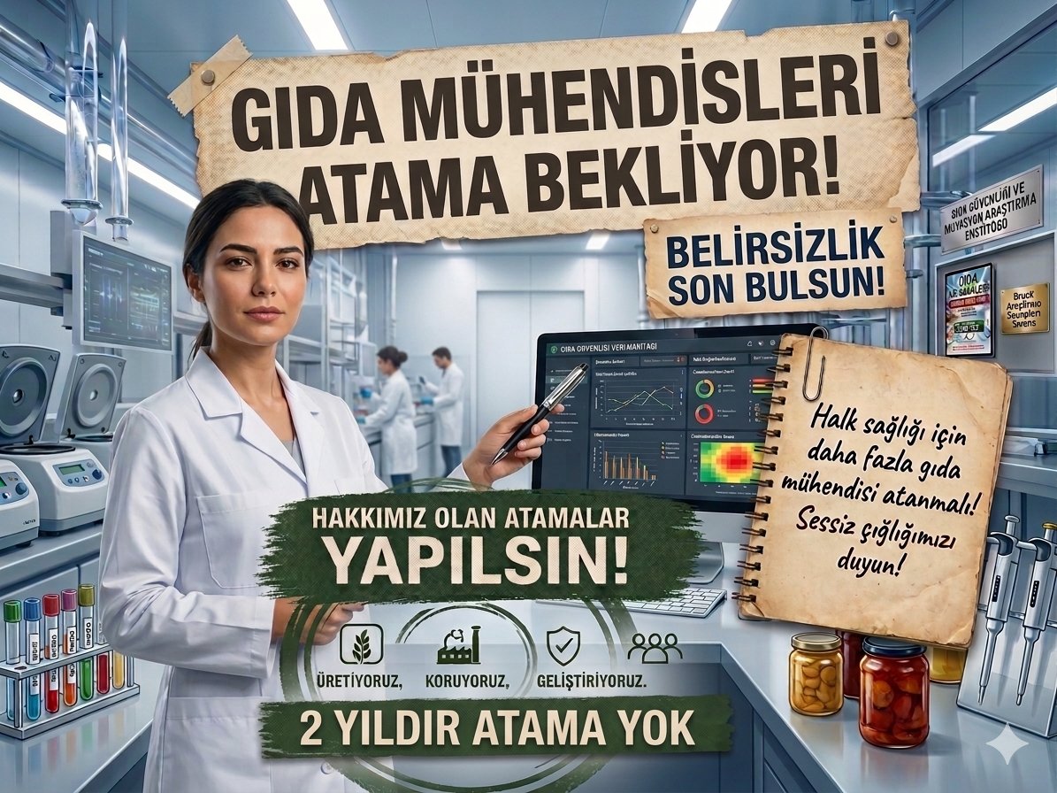 2 yıldır atama bekleyen gıda mühendisi tweet media