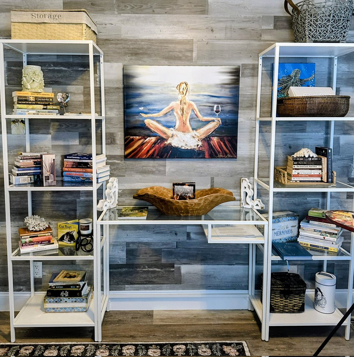 Leanne_Laine's tweet image. Client bought my #yoga art #Wine Body and Soul for her home (Find this #art on leannelainefineart.com) #wineartist #wineart